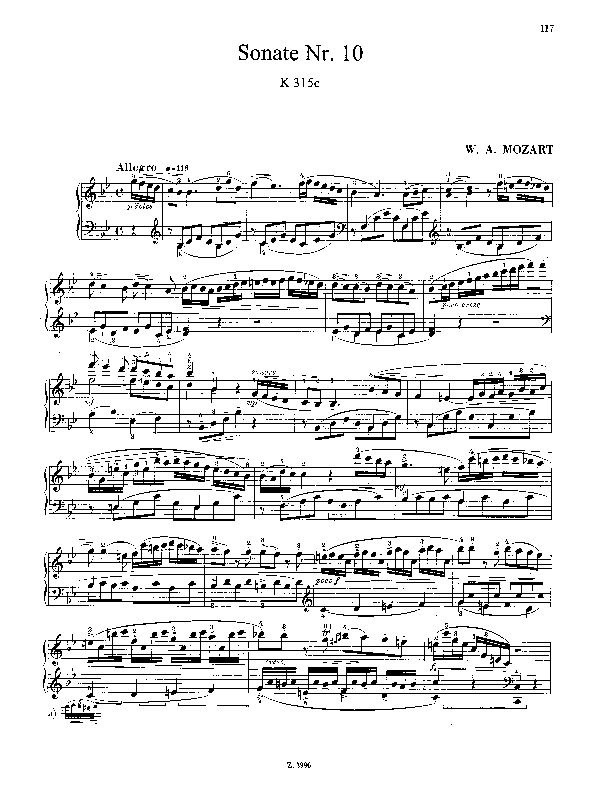 モーツァルト ピアノ 楽譜